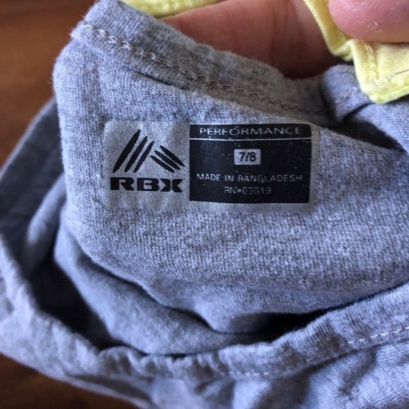 RBX gray short sleeve graphic tee in size 7/8 - Picture 3 of 3